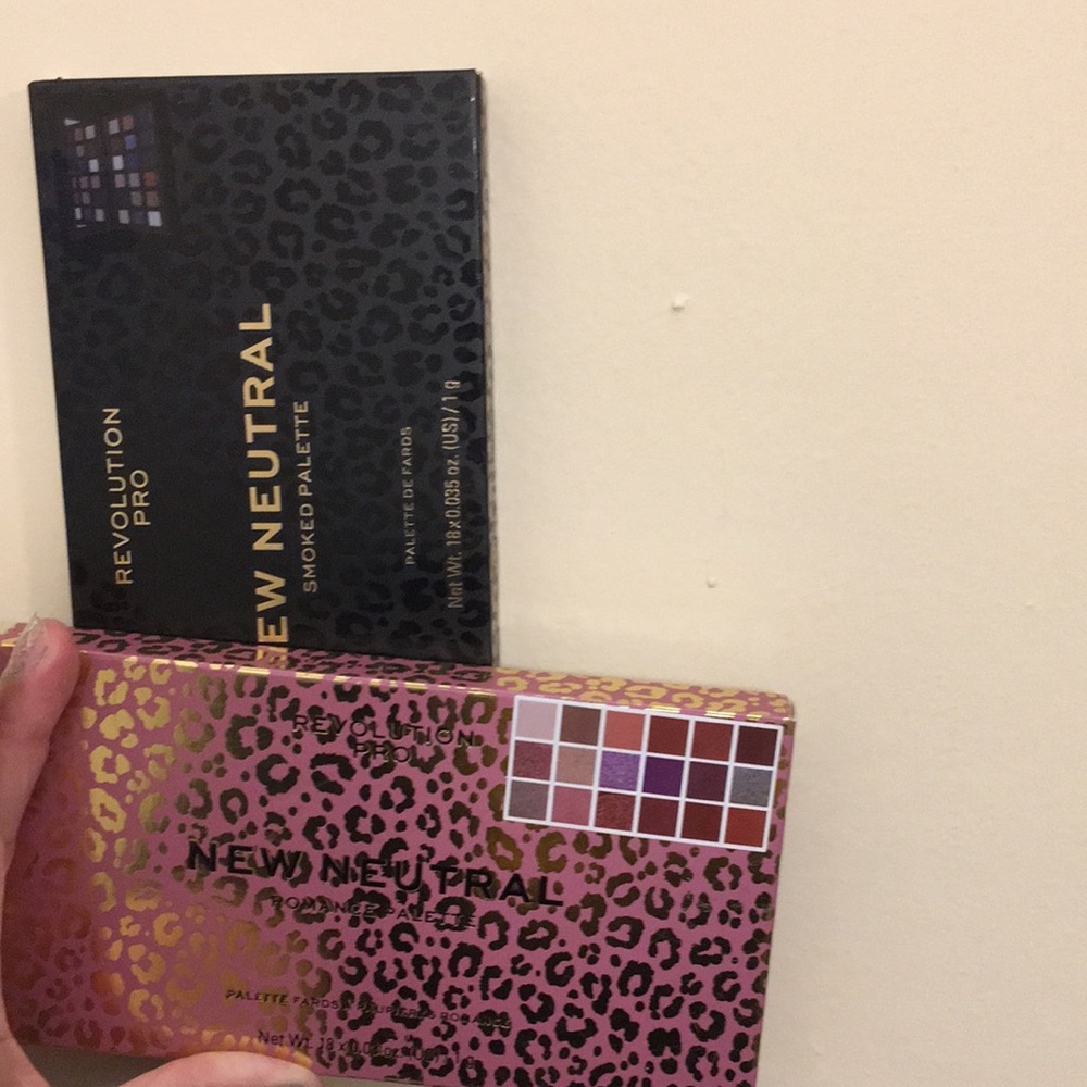 Makeup Revolution lot of two makeup palettes.